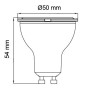 Зображення Лампа светодиодная "CONVEX-10" 10W 3000K GU10 ИМ Light-Deco 1 