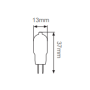Зображення Лампа Светодиодная"MULTI-3" 3W G4 6400К 12V ИМ Light-Deco 1 