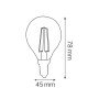 Зображення Лампа светодиодная "FILAMENT BALL-4" 4W 4200К E14 ИМ Light-Deco 1 