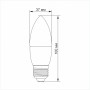 Зображення LED лампа TITANUM C37 6W E27 3000K ИМ Light-Deco 2 