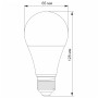 Зображення LED лампа TITANUM A65 15W E27 3000K ИМ Light-Deco 2 