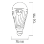Изображение Лампа Аккумуляторная "DURALITE-12" 12W 6400K, E27 ИМ Light-Deco 1 