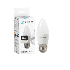 Z-Light лампа ZL 1002 Е27 8w 4000k свічка