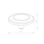 Изображение Лампа Nowodvorski 9343 Reflector led GU10 1x9W 3000K 770Lm IP20 Bl ИМ Light-Deco 1 