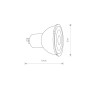 Изображение Лампочка Nowodvorski 10997 Reflector Led GU10 1x7W 4000K 600Lm Dim IP20 Bl ИМ Light-Deco 1 