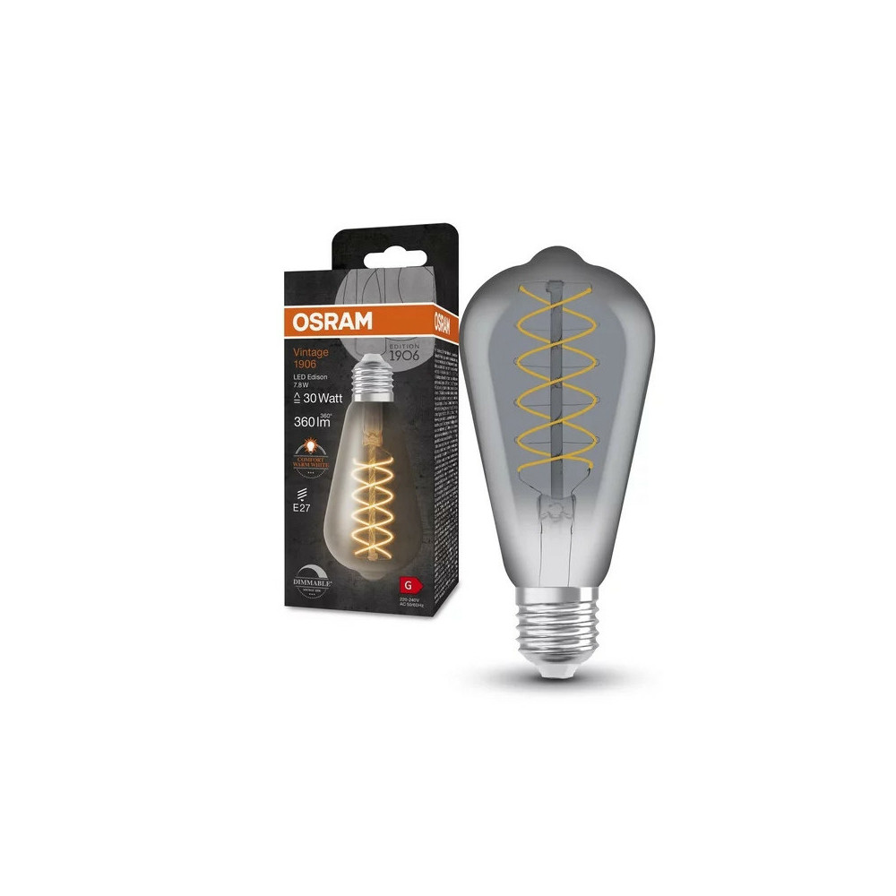 Изображение Лампочка Osram 4099854090981 Led Vintage 1906 E27 7.8W 1800K 360Lm IP20 ИМ Light-Deco 2 