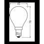 Зображення Лампочка Osram 4058075434684 Led Cl Dim P60 E14 5.5W 4000K 806Lm IP20 ИМ Light-Deco 2 