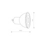 Изображение Лампочка Nowodvorski 10998 Reflector Led GU10 1x7W 4000K 600Lm Dim IP20 Wh ИМ Light-Deco 1 