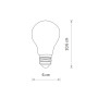 Изображение Лампочка Nowodvorski 10587 Bulb E27 1x7W 3000K 800Lm IP20 ИМ Light-Deco 1 