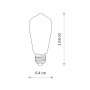 Изображение Лампа Nowodvorski 10594 Bulb vintage led E27 1x6W 2200K 360Lm Transparent ИМ Light-Deco 1 