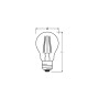 Зображення Лампочка Osram 4058075293298 Led Vintage 1906 E27 6.5W 2400K 725Lm IP20 Filament ИМ Light-Deco 2 