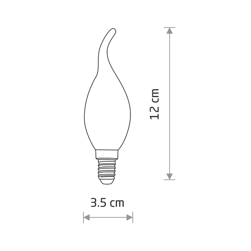 Изображение Лампочка Nowodvorski 10592 Bulb Vintage Led E14 1x6W 2200K 470Lm IP20 ИМ Light-Deco 1 