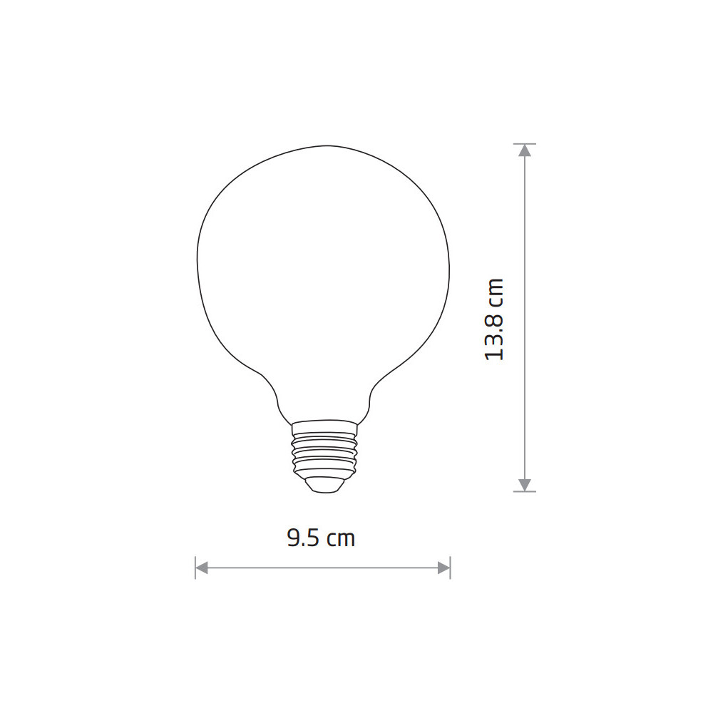 Изображение Лампочка Nowodvorski 10593 Bulb Vintage Led E27 1x6W 2200K 550Lm IP20 ИМ Light-Deco 1 
