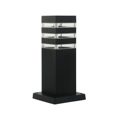 Світильник садово-парковий стовпчик HOROZ ELECTRIC "PALMERA/S2" чорний