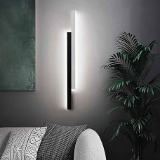 Настінний світильник світлодіодний Бра Light House SY-19012/600 BK+WH 600*100*45 36W чорний + білий