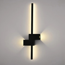 Настінний світильник світлодіодний Бра Light House SY-19017/800 BK 800*150*80 32+10W чорний