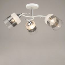 Люстра стельова Light House SRS-19028/3 біла + хром