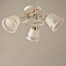 Люстра стельова Light House SRS-19031/3 білий + золото