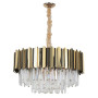 Зображення Люстра підвісна кришталева Light House SRS-19032/10 600мм золото + чорний ИМ Light-Deco 