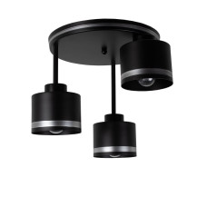 Люстра підвісна Light House SRS-19038/3 чорний + хром