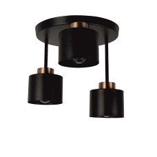 Люстра підвісна Light House SRS-19041/3 чорний + золото