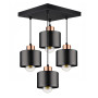 Зображення Люстра підвісна Light House SRS-19041/4 чорний + золото ИМ Light-Deco 