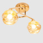Зображення Люстра стельова Light House SRS-19051/2А золото, плафони бурштинові ИМ Light-Deco 2 