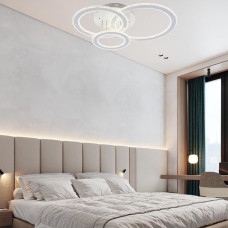 Люстра стельова світлодіодна LED Light House SRS-19074/3C WH (206W) біла