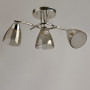 Зображення Люстра стельова Light House SRS-19079/3А хром, плафон димчастий ИМ Light-Deco 