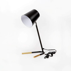 Настільна лампа Light House SWT-19092 BK чорна із золотом