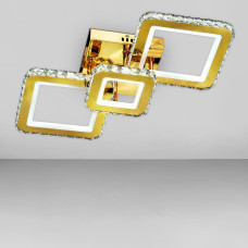 Люстра стельова світлодіодна Light House SY-18533/2+1 GD 643*294*130 112W, колір золото