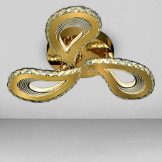 Люстра стельова світлодіодна Light House SY-18534/3 GD D495*130 90W, колір золото