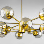 Зображення Люстра стельова молекула Light House DL-19106/12 золото, плафон прозорий  ИМ Light-Deco 1 