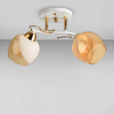 Люстра стельова Light House SRS-19020/2А біла із золотом