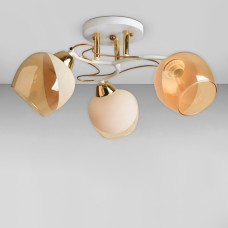 Люстра стельова Light House SRS-19020/3А біла із золотом