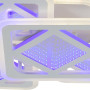 Изображение Люстра потолочная светодиодная акриловая LED Light House SRS-19127/4C WH (BL+YL) 118W+46W, цвет белый ИМ Light-Deco 3 