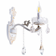 Настінний світильник бра свічки Light House SRS-19131/1W білий із золотом