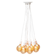 Люстра підвісна Лофт Light House LS-18679-8 WH біла