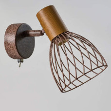 Настінний світильник Бра Light House C19140-1 CRG 16*10*20 E14 коричневий