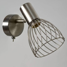 Настінний світильник Бра Light House C19140-1 SN 16*10*20 E14 хром