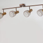 Изображение Люстра потолочная Light House C19140-4 CRG 72*18*21 E14 коричневая  ИМ Light-Deco 1 