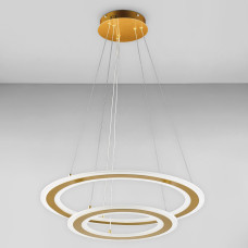 Люстра підвісна світлодіодна без пульта Light House DL-19145 148W золото