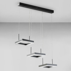 Люстра підвісна світлодіодна без пульта Light House DL-19147 86W чорна