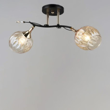 Люстра cтельова Light House SR-19161/2 BK+FGD L480*W280*H240 E27 чорний + золото