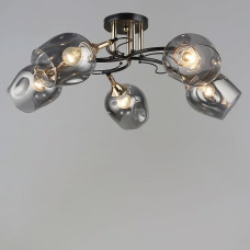 Люстра стельова Light House SR-19163/5 COFFEE+FGD D660*H240 E27 кавовий + золото