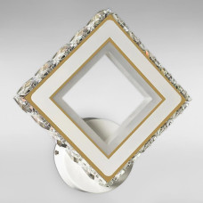 Настінний світильник світлодіодний Бра Light House SY-19158/1W WH+TIGD 32W H240*L230*W60 3*3 білий + золото