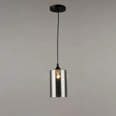 Люстра підвісна Light House SR-19166/1H BK D120*H200/H800 E27 чорна