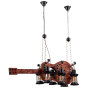 Зображення Люстра підвісна дерев'яна Light House SRS-16342-6 коричневий ИМ Light-Deco 1 