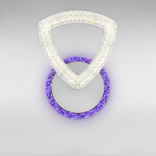 Настінний світильник світлодіодний Бра Light House SC-19177/1W WH+PK/BU/PL 16W+4W 255*195*100 білий