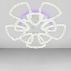 Люстра стельова світлодіодна LED Light House SC-19179/5+5C WH+PK/BU/PL 220W+14W 2.4G D770*160, колір білий